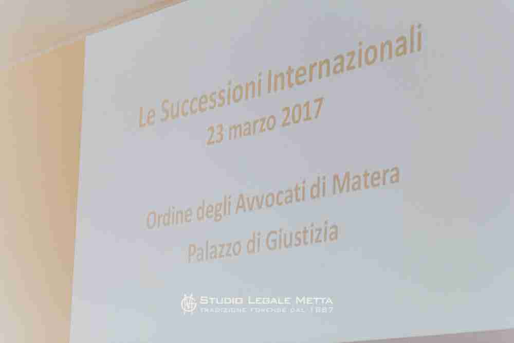 039 DXA 0864 - Matera 2017 - international successions