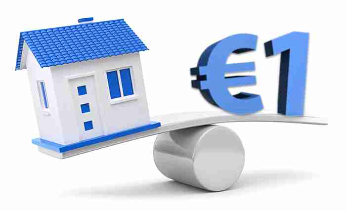 Italian properties for one euro