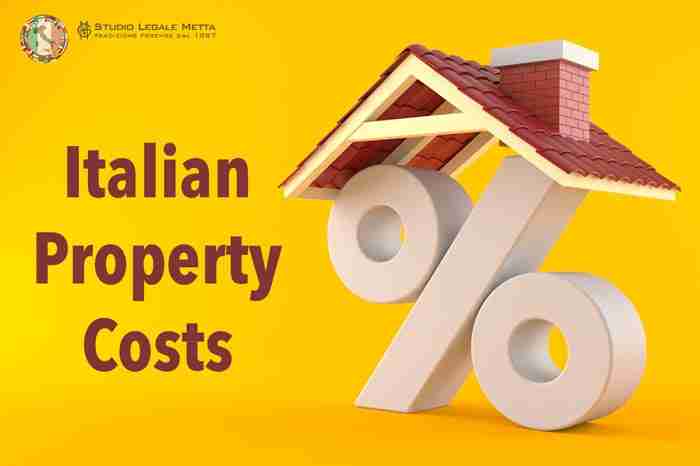 Italian property costs