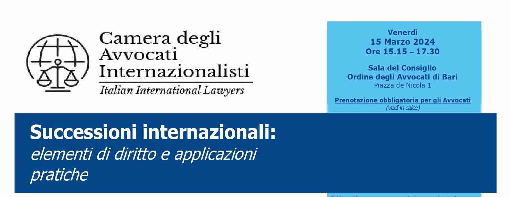 cropped foto Conference - International succession