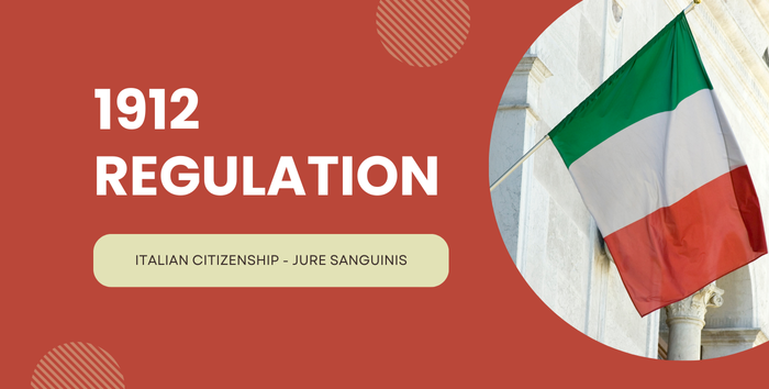 1912 WEBPAGE - Italian Citizenship - "Minor Rule" 1912 Regulation