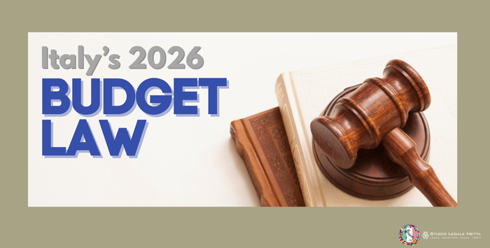 webpage property sale 1 - 2026 Italian Budget Law Forecast 
